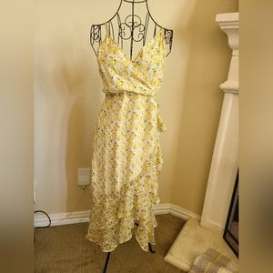 Abercrombie & Fitch Yellow Wrap Looking Sundress